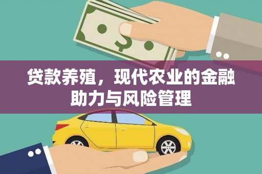 石城贷款养殖，现代农业的金融助力与风险管理