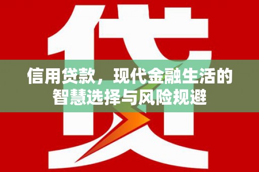 石城信用贷款，现代金融生活的智慧选择与风险规避