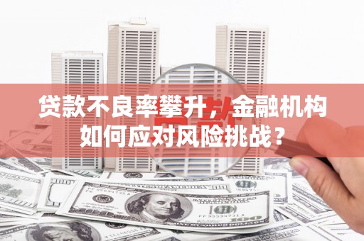 石城贷款不良率攀升，金融机构如何应对风险挑战？