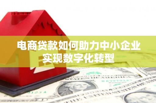 石城电商贷款如何助力中小企业实现数字化转型