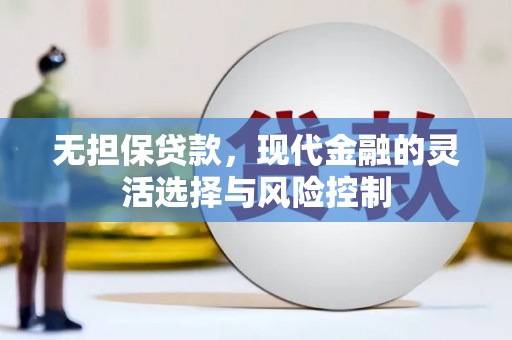 石城无担保贷款，现代金融的灵活选择与风险控制