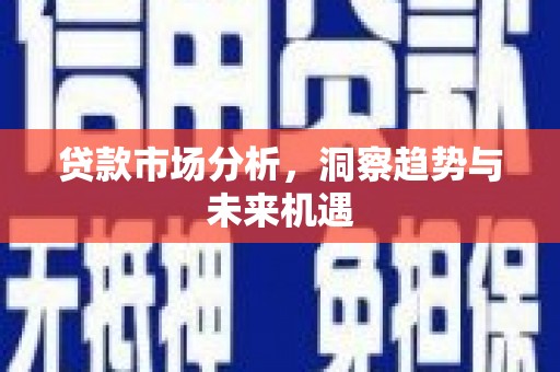石城贷款市场分析，洞察趋势与未来机遇
