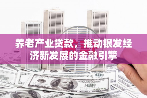 石城养老产业贷款，推动银发经济新发展的金融引擎