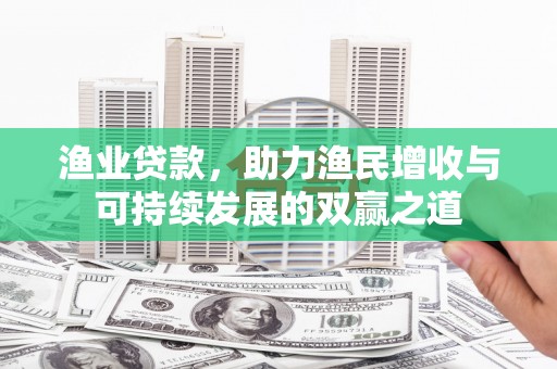 石城渔业贷款，助力渔民增收与可持续发展的双赢之道