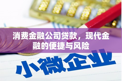 石城消费金融公司贷款，现代金融的便捷与风险