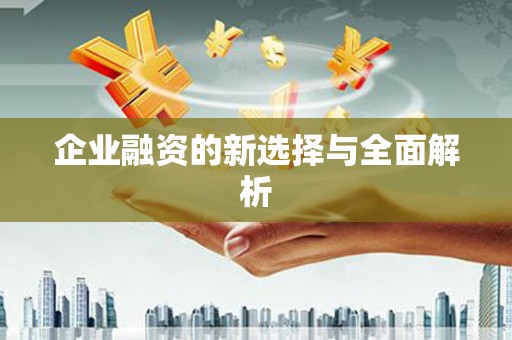 石城企业融资的新选择与全面解析