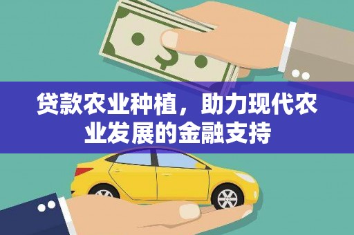 石城贷款农业种植，助力现代农业发展的金融支持